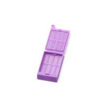 Гистологическая кассета с соединенными крышками, фиолетовая