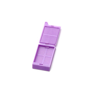 Биопсийная кассета с соединенной крышкой, фиолетовая
