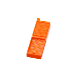 Биопсийная кассета с соединенной крышкой, оранжевая