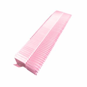 Гистологические кассеты соединенные клейкой лентой, розовые
