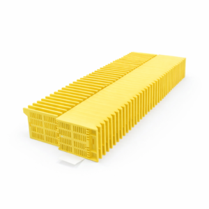 Гистологические кассеты соединенные клейкой лентой, желтые