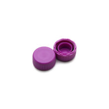 Крышка винтовая для пробирок с уплотнительным кольцом, фиолетовая