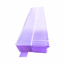 Биопсийные кассеты соединенные клейкой лентой, фиолетовые