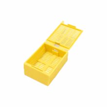 Гистологическая мега-кассета с отрывной крышкой, желтая (100 шт.)