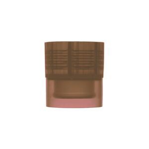 Крышка для цилиндрической пробирки 13*75, с юбкой, коричневая