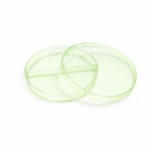 Чашка Петри ⌀90 мм, с 2 секциями, вентилируемая, зеленая (инд.уп.)