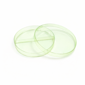 Чашка Петри ⌀90 мм, с 2 секциями, вентилируемая, зеленая (инд.уп.)