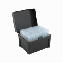 Наконечник объемом до 1000 мкл, голубой (вид 2), 96 шт. в штативе