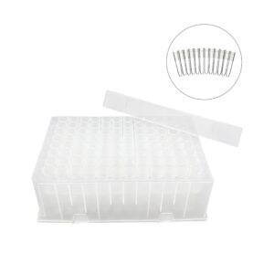 Титр-трубки 1,2 мл по стрипам на 12 пробирок в штативе