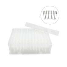 Титр-трубки 1,2 мл по стрипам на 8 пробирок в штативе