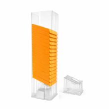 Гистологическая кассеты с петлевым креплением, оранжевая (в тубусе)