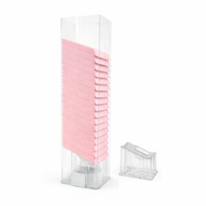 Гистологическая кассеты с петлевым креплением, розовая (в тубусе)