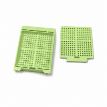 Биопсийная кассета с обратным креплением, зеленая (корпус отдельно, крышка отдельно)